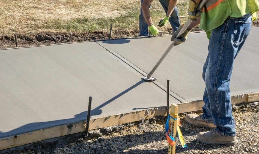 curb and gutter sidewalks