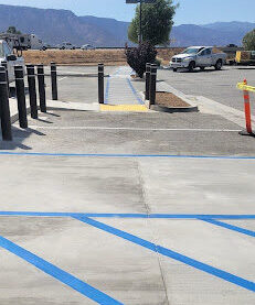 ADA compliant parking lots